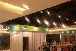 Ceiling installation at Blazone