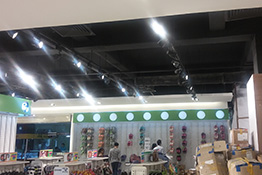 Ceiling installation at Blazone